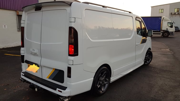 Example of a conversion work for a van