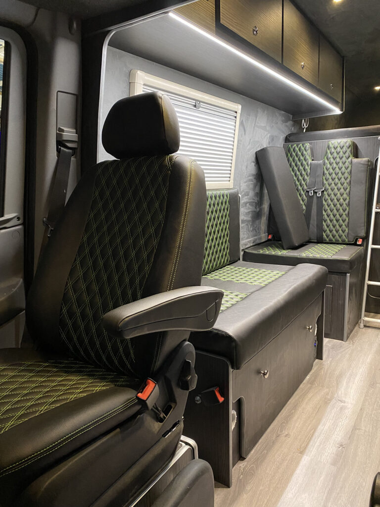 VW Crafter Camper Seating Areas